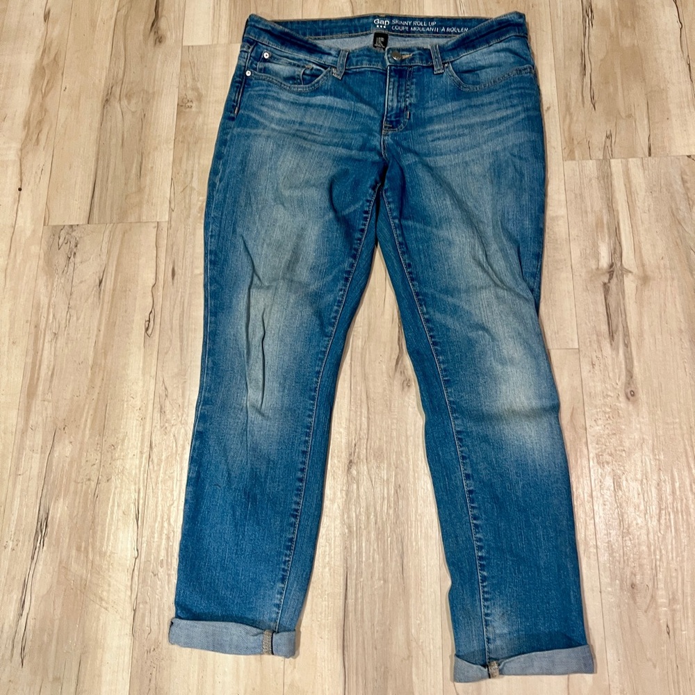 Gap 1969 Skinny Roll Up Jeans - Size 8/29R